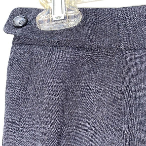 ANN TAYLOR CUFFED CHARCOAL GREY DRESS PANTS SZ 2P - Picture 6 of 16